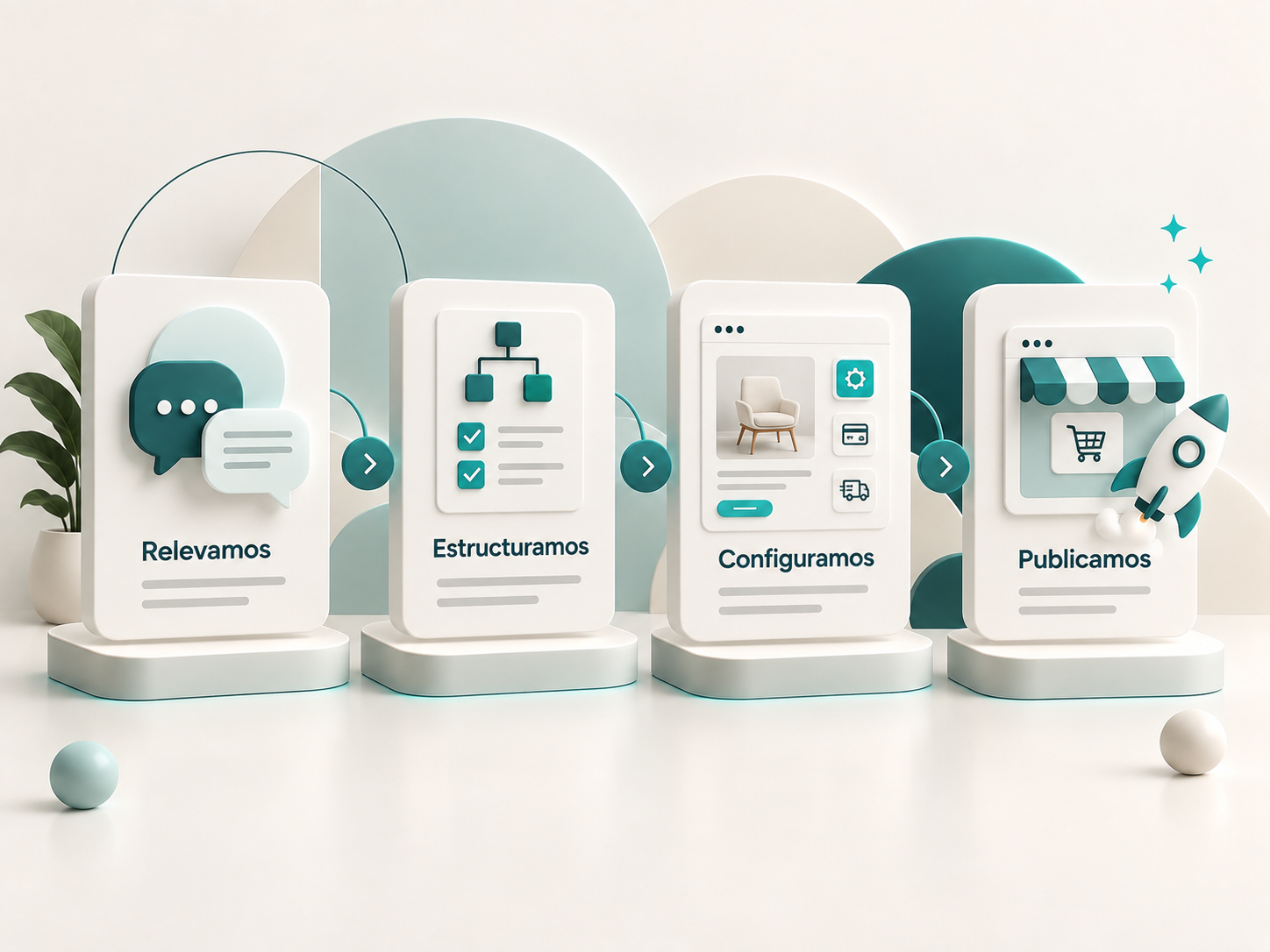 Proceso para crear una tienda online: relevamiento, estructura, configuración y publicación